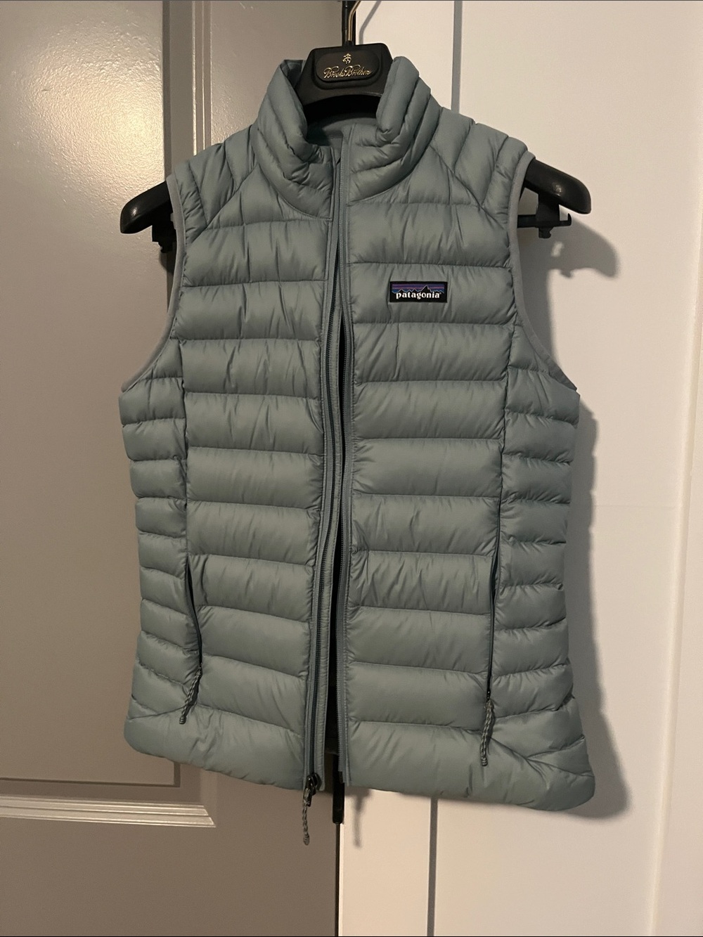 Patagonia Women's Sage Green Quilted Down Puffer Vest